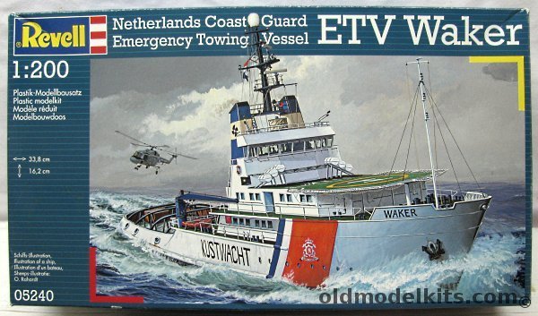Revell 1/200 Netherlands Coast Guard Emergency Towing Vessel ETV Waker, 05240 plastic model kit